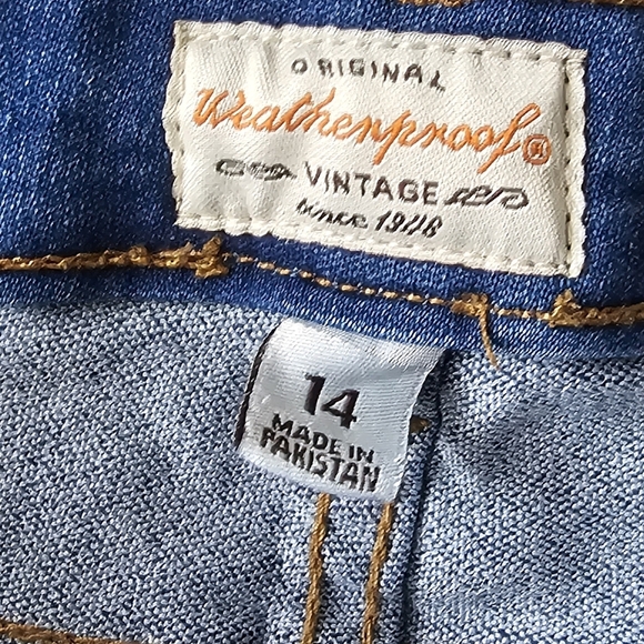 Size 14 Girls Weatherproof Vintage Skinny Jeans - Picture 4 of 4